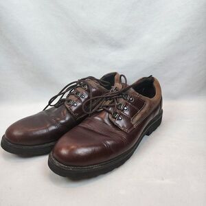 Johnston and Murphy Vibram Men's Size 11 Brown Dress Shoe Lace Leather Oxford